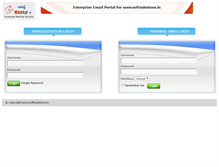 Tablet Screenshot of mail.sonicsoftsolutions.in